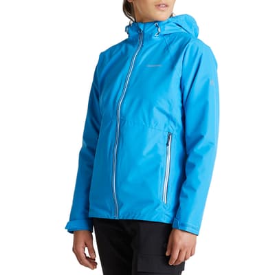 Blue Full Zip Waterproof Jacket