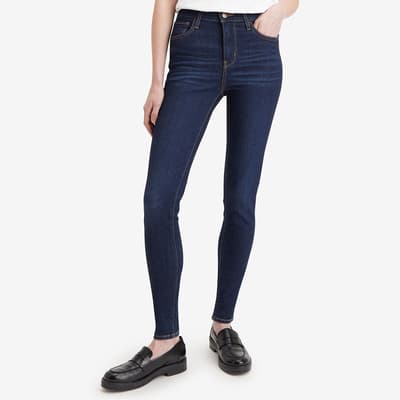 Dark Blue 720™ High Rise Super Skinny Stretch Jeans