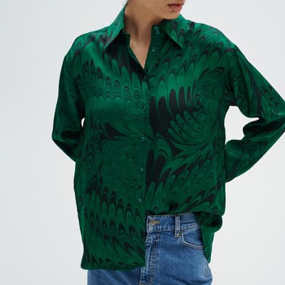 Green Pauline Pattern Shirt