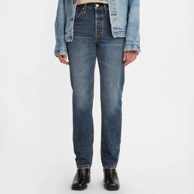 Mid Blue 501® Straight Jeans