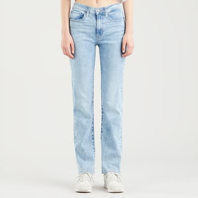 Light Blue 724™ High Rise Straight Stretch Jeans 