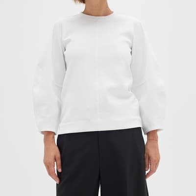 White Marvin Cocoon Blouse