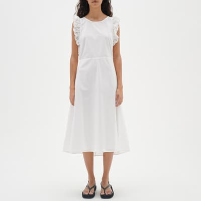 White Thina Cotton Dress