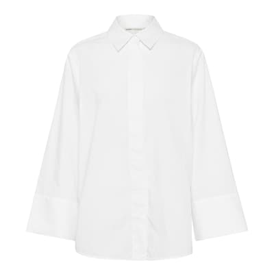 White Colette Cotton Shirt